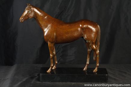 French Bronze Casting Horse Statue Horses Animal Figurine